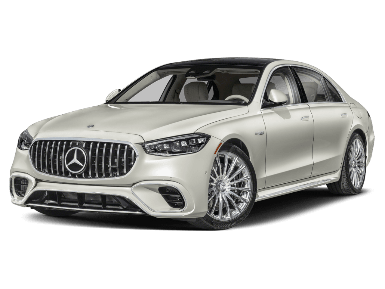 2026 Mercedes-Benz S-Class AMG S 63 E - Front 3/4, facing to the left