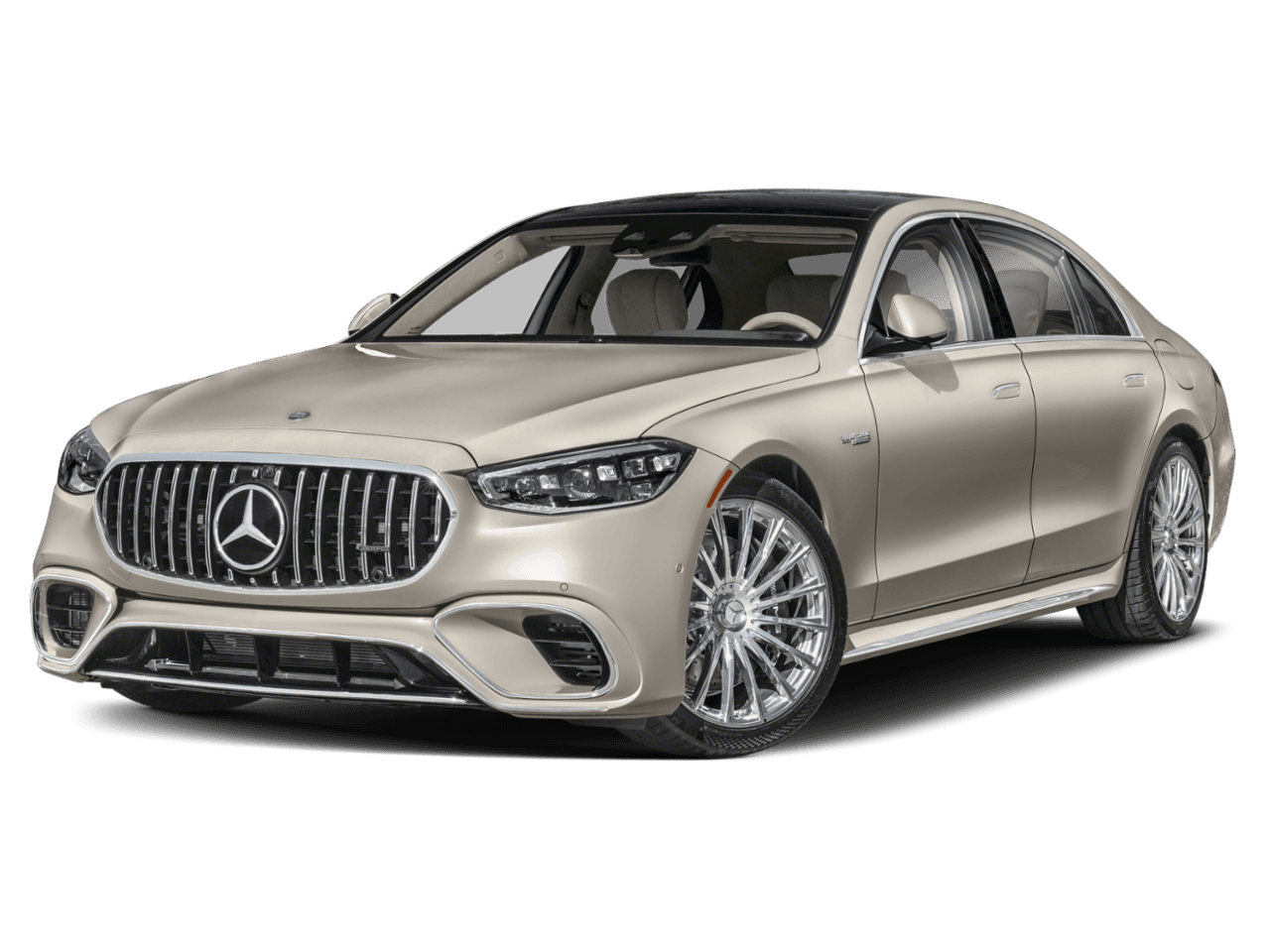 2026 Mercedes-Benz S-Class AMG S 63 E - Front 3/4, facing to the left