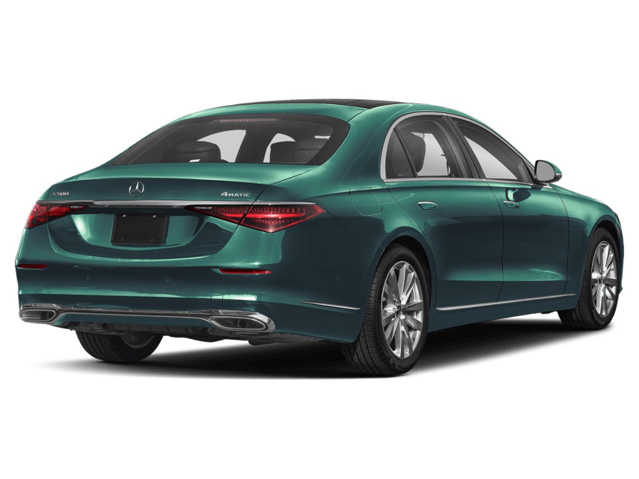 2026 Mercedes-Benz S-Class S 500 - Rear 3/4, facing to the right