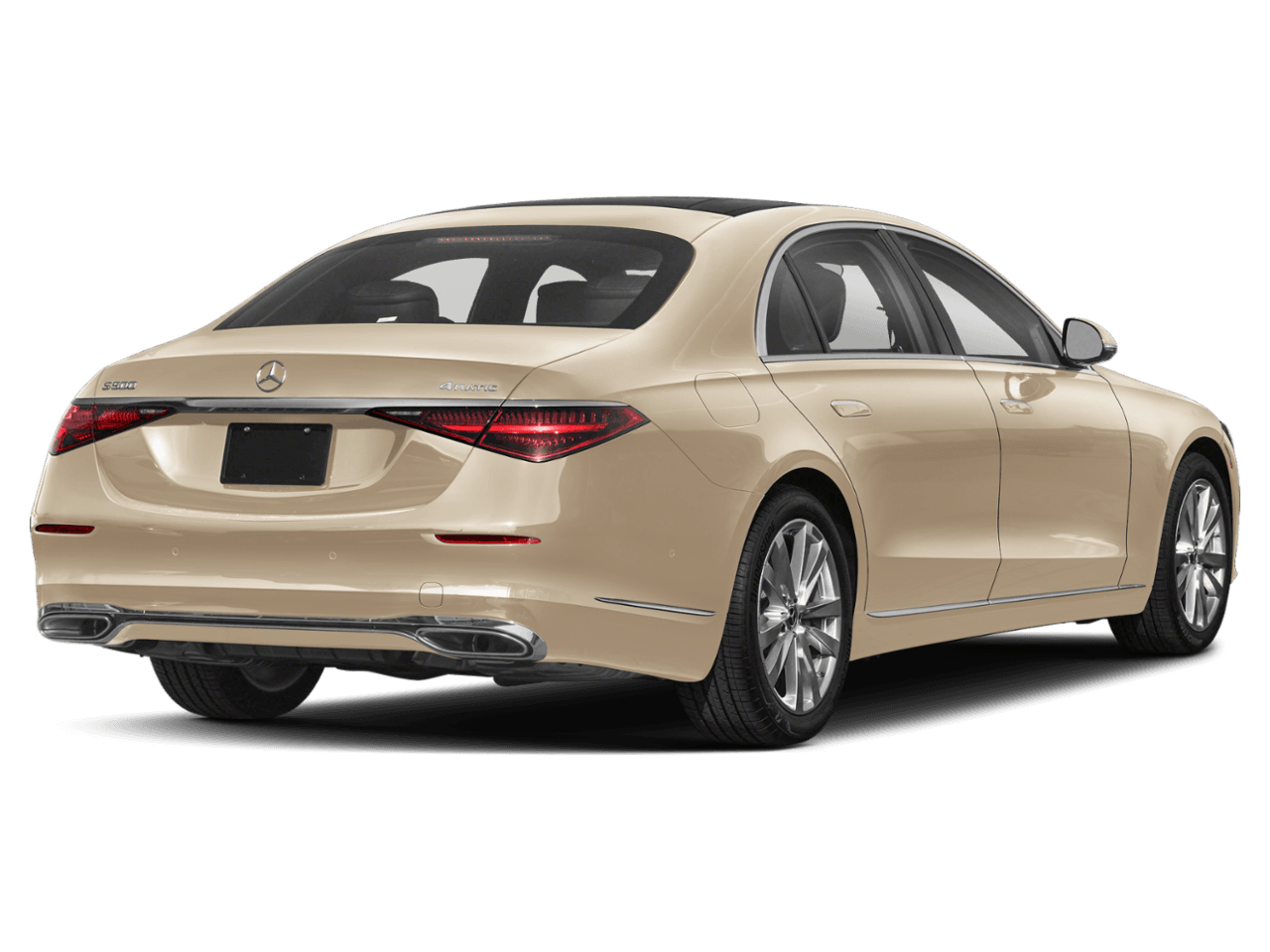 2026 Mercedes-Benz S-Class S 500 - Rear 3/4, facing to the right