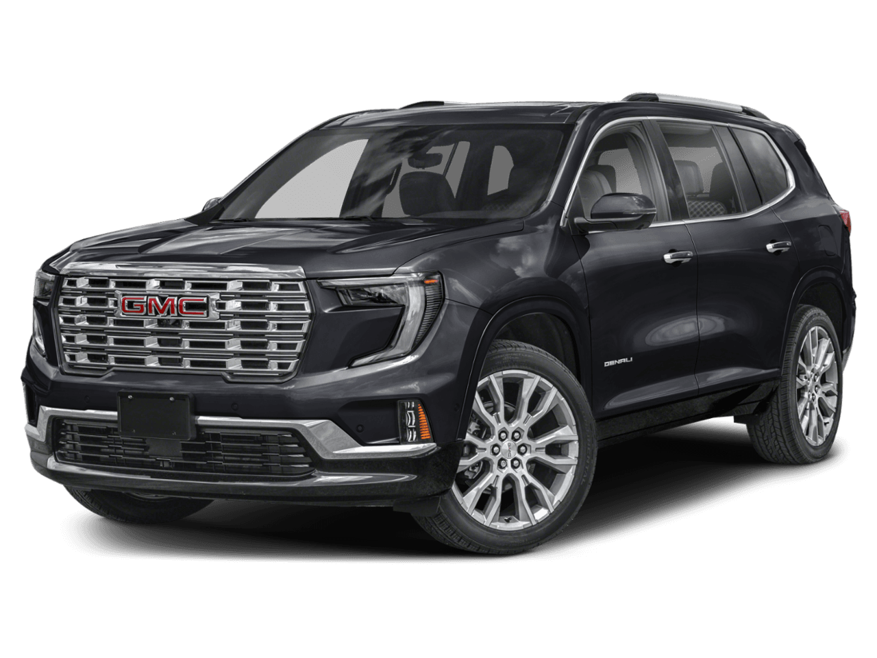2026 GMC Acadia AWD Denali - Front 3/4, facing to the left