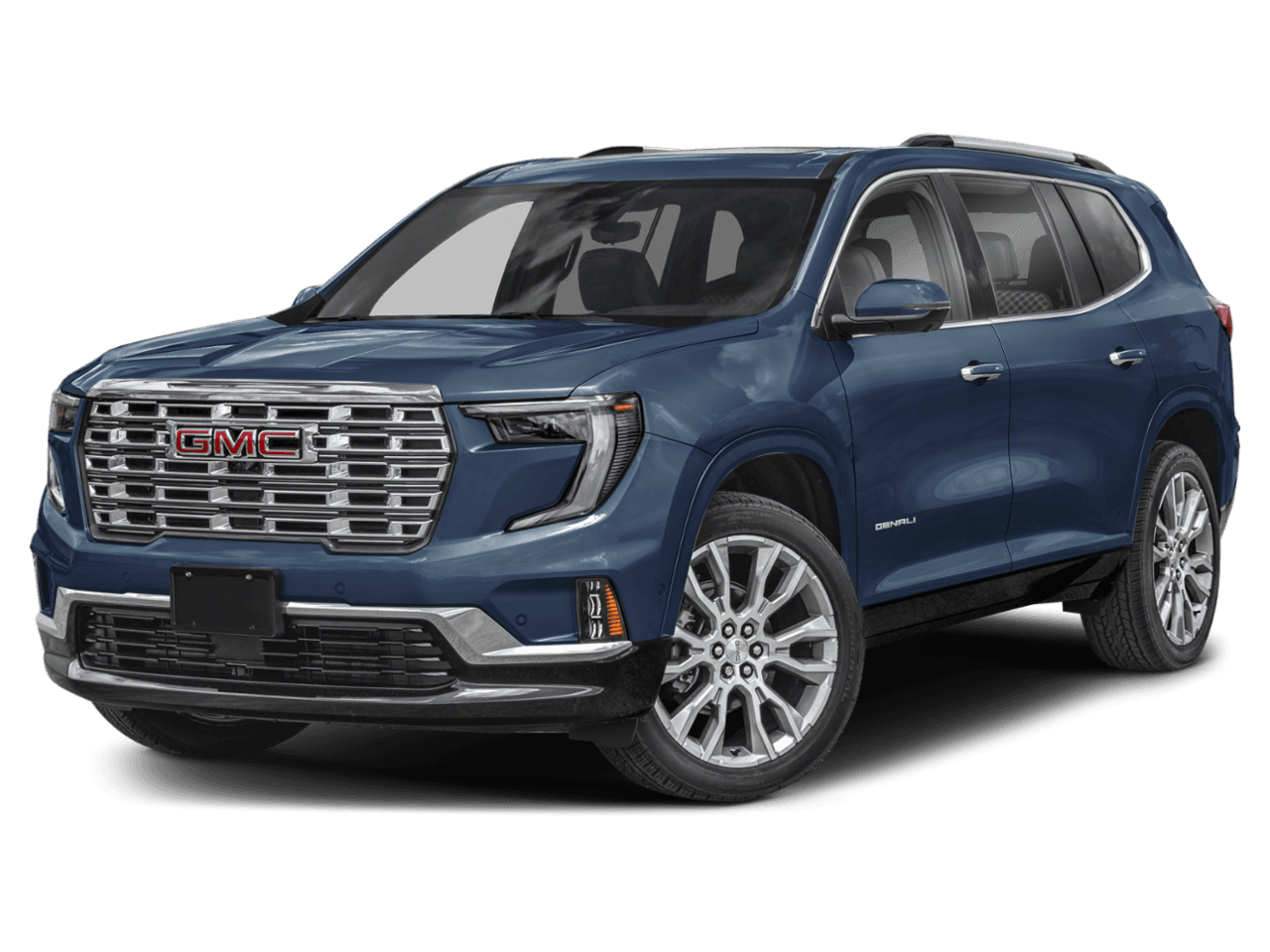 2026 GMC Acadia AWD Denali - Front 3/4, facing to the left