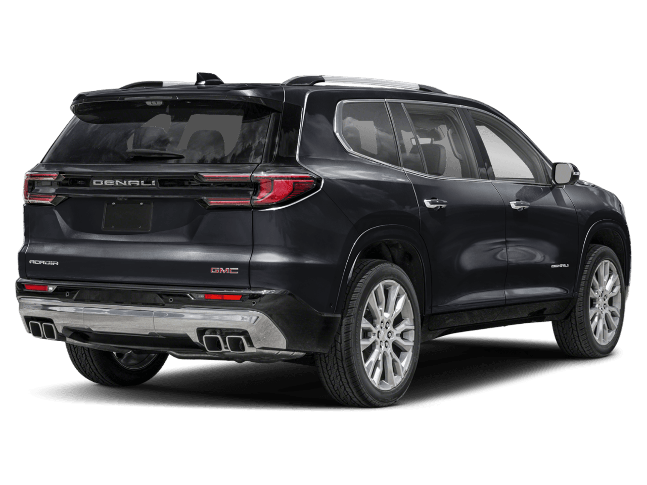 2026 GMC Acadia AWD Denali - Rear 3/4, facing to the right