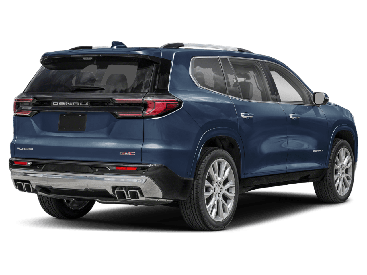 2026 GMC Acadia AWD Denali - Rear 3/4, facing to the right