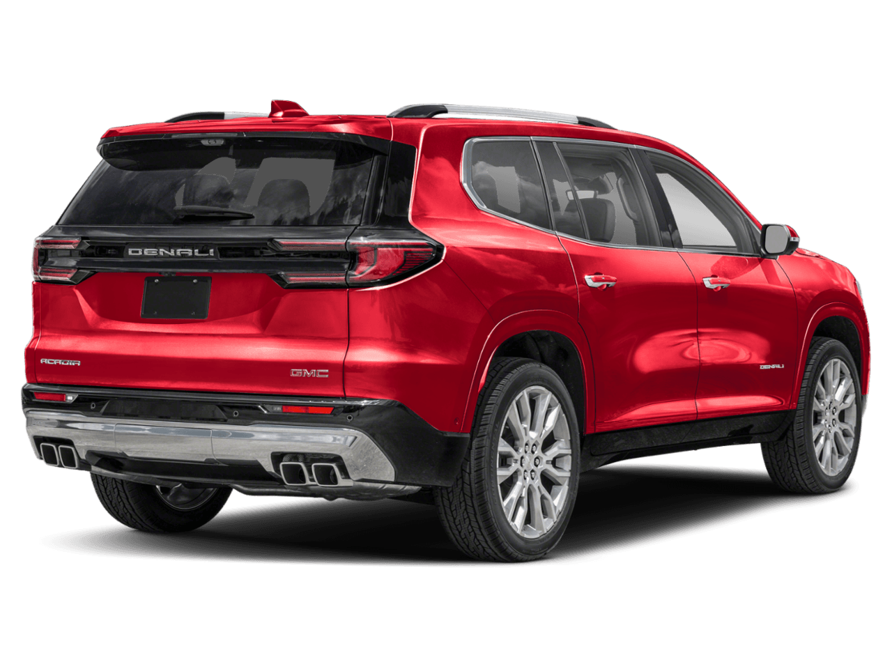 2026 GMC Acadia AWD Denali - Rear 3/4, facing to the right