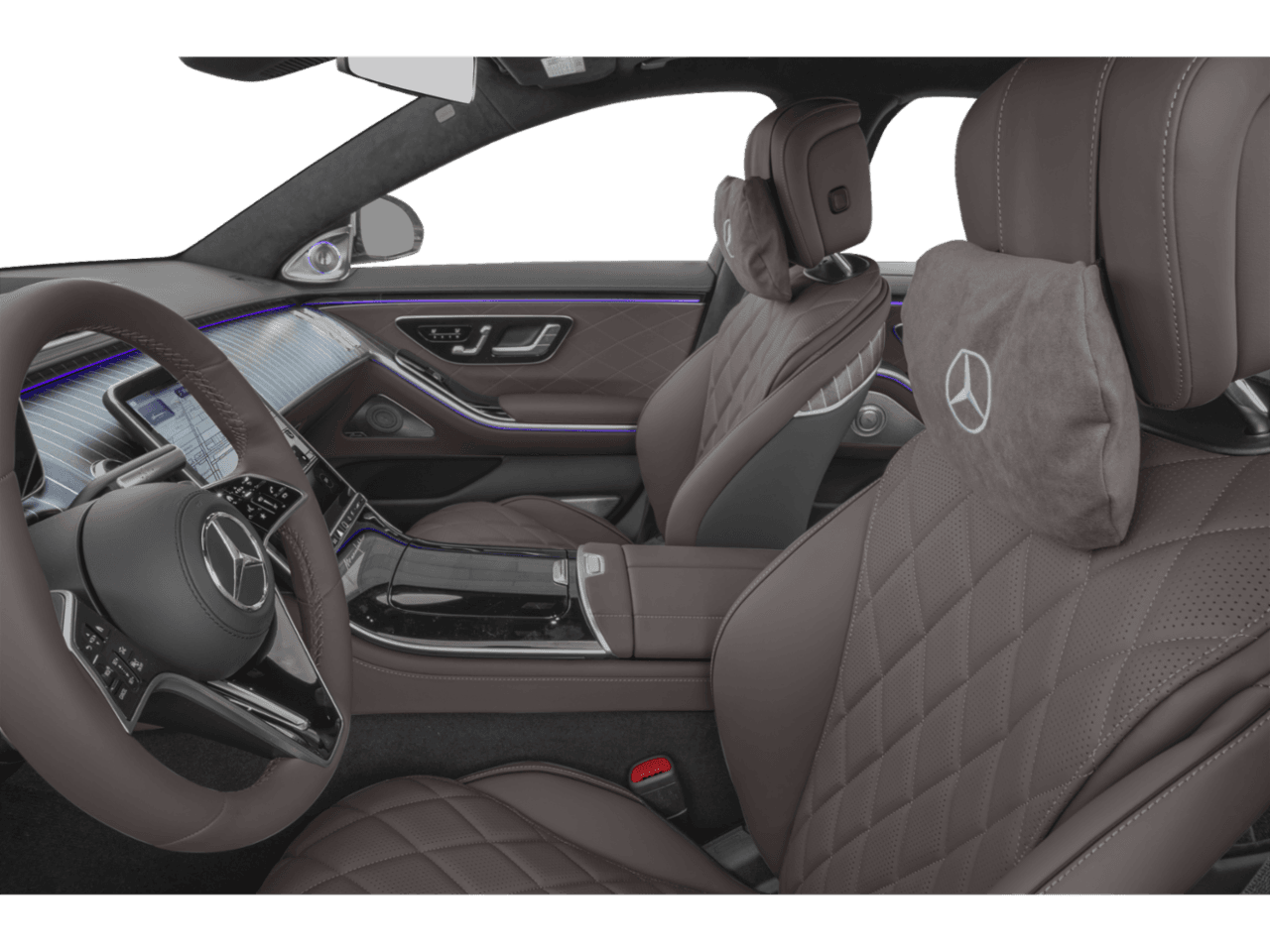 2026 Mercedes-Benz S-Class S 580 - Interior Driver's Side with Door Open, Front Seat Feature