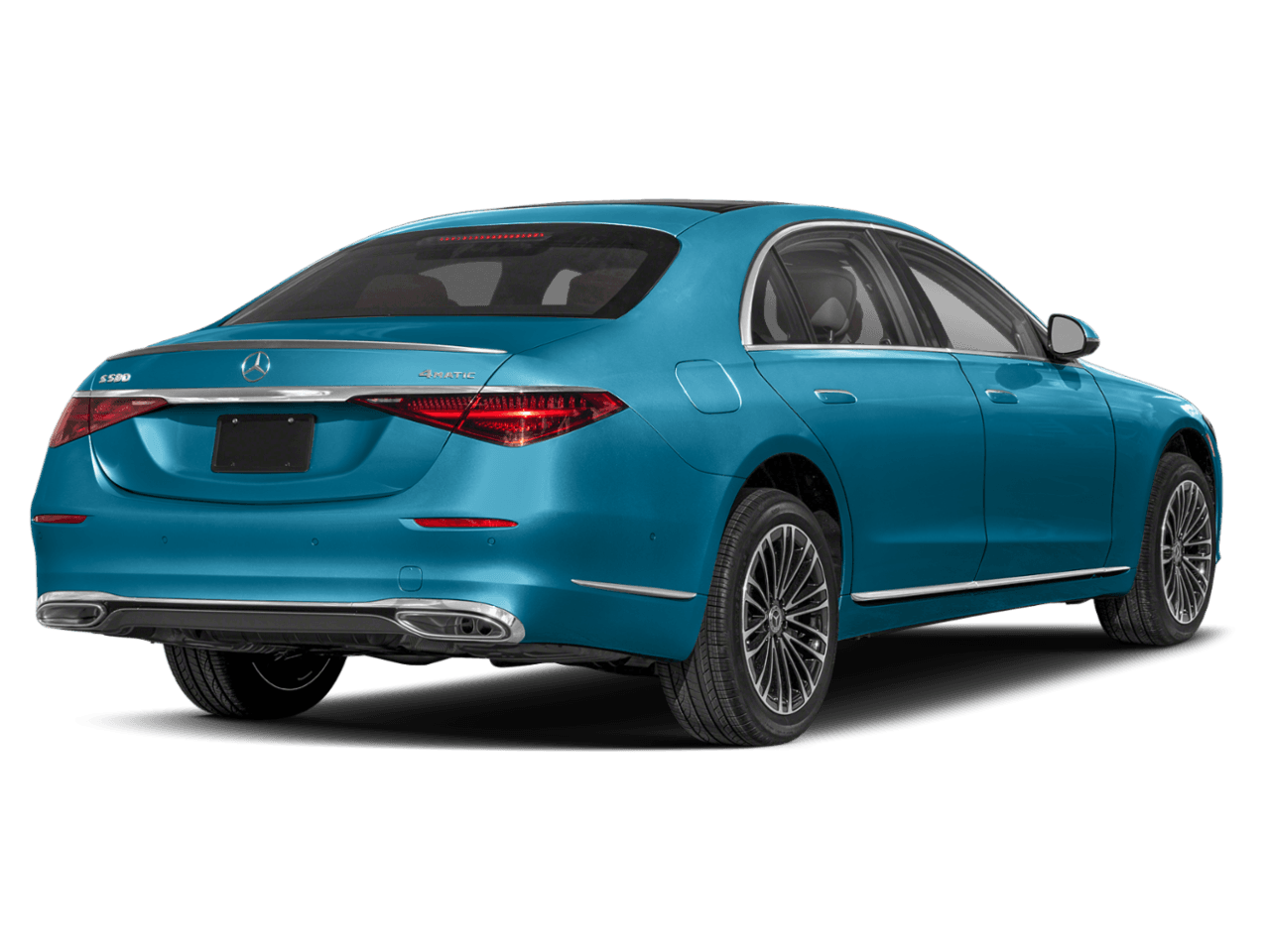 2026 Mercedes-Benz S-Class S 580 - Rear 3/4, facing to the right