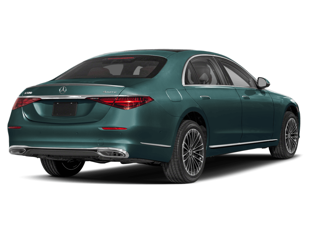 2026 Mercedes-Benz S-Class S 580 - Rear 3/4, facing to the right