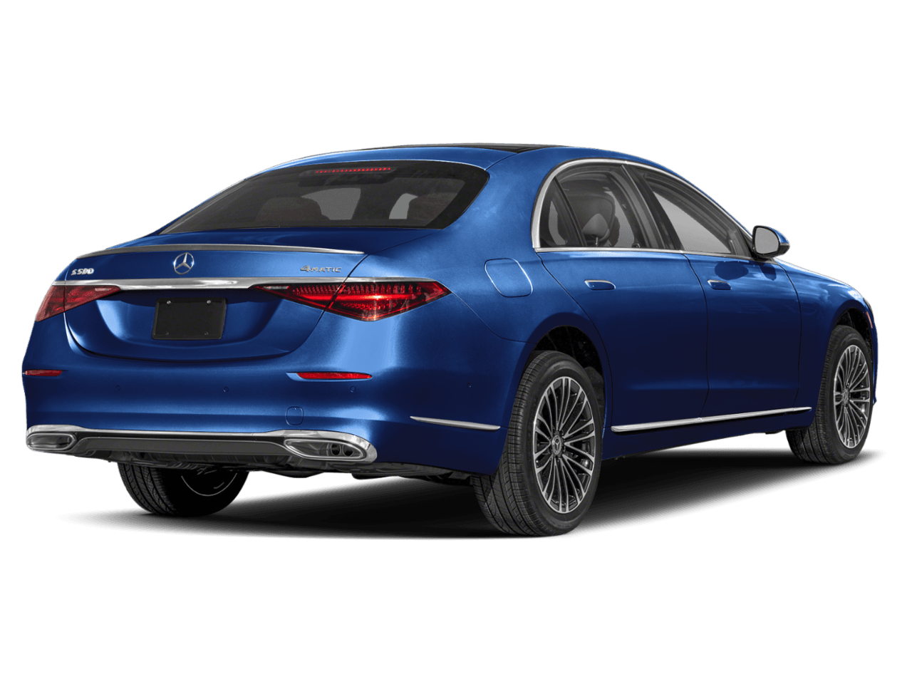 2026 Mercedes-Benz S-Class S 580 - Rear 3/4, facing to the right