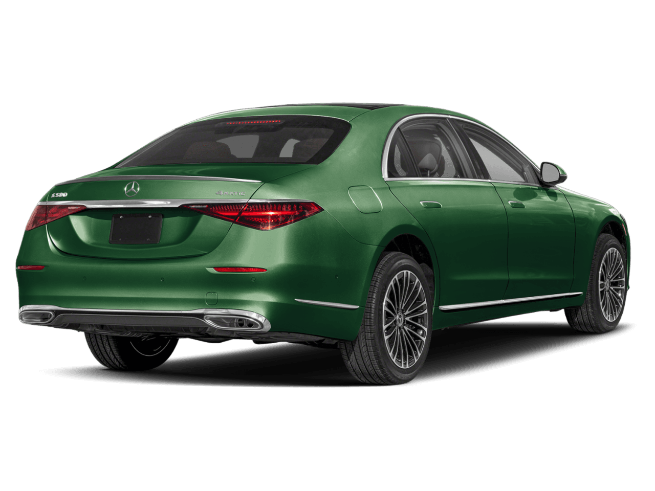 2026 Mercedes-Benz S-Class S 580 - Rear 3/4, facing to the right
