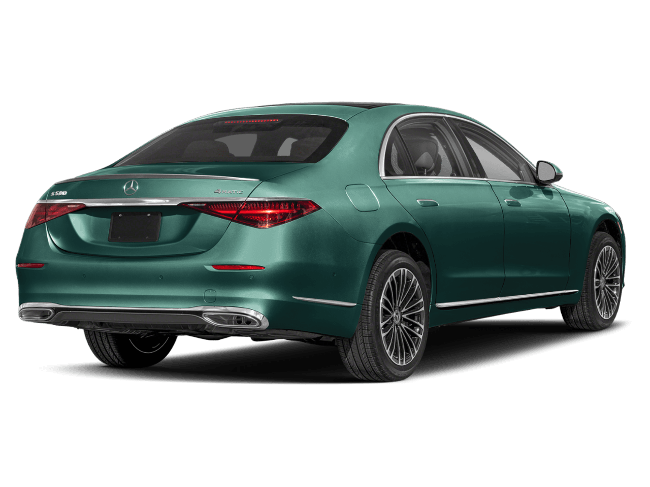 2026 Mercedes-Benz S-Class S 580 - Rear 3/4, facing to the right