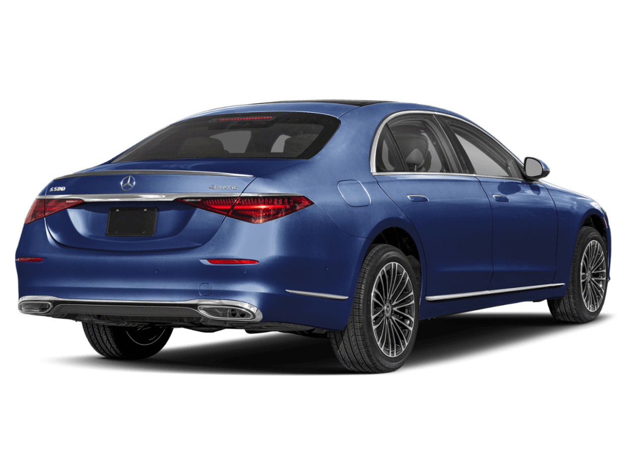 2026 Mercedes-Benz S-Class S 580 - Rear 3/4, facing to the right