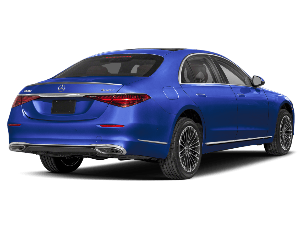 2026 Mercedes-Benz S-Class S 580 - Rear 3/4, facing to the right