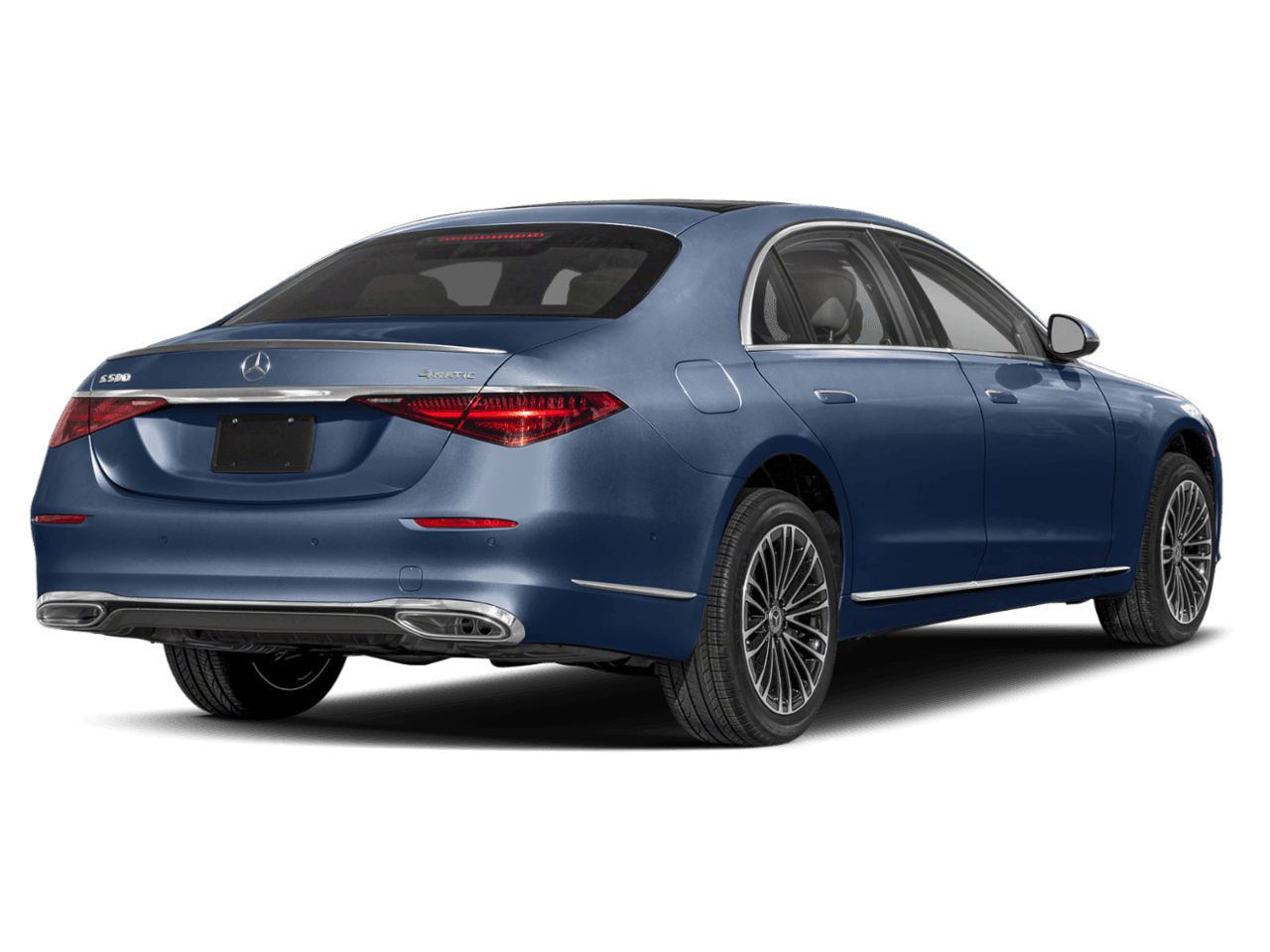 2026 Mercedes-Benz S-Class S 580 - Rear 3/4, facing to the right