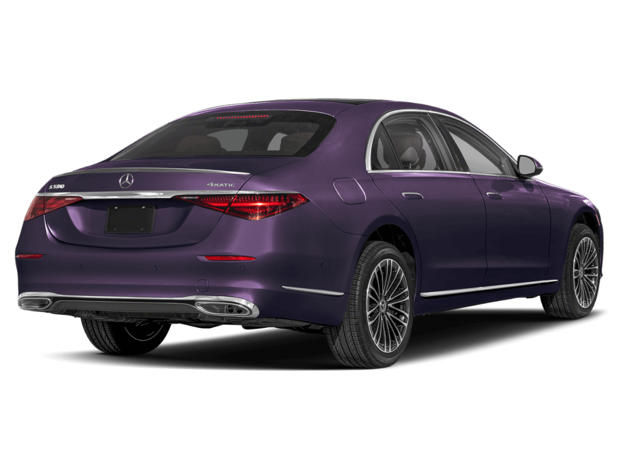 2026 Mercedes-Benz S-Class S 580 - Rear 3/4, facing to the right