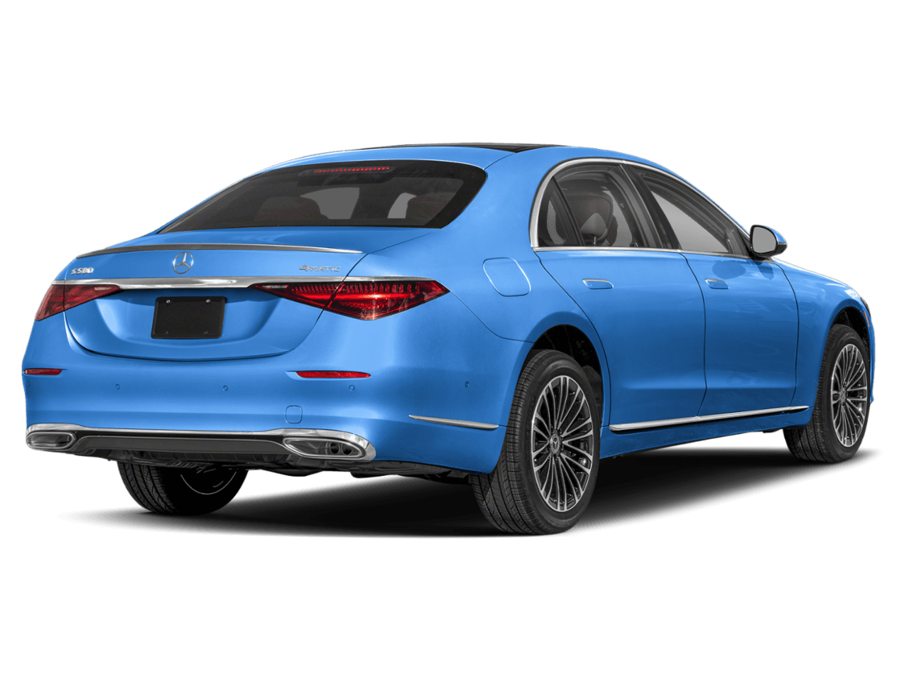 2026 Mercedes-Benz S-Class S 580 - Rear 3/4, facing to the right