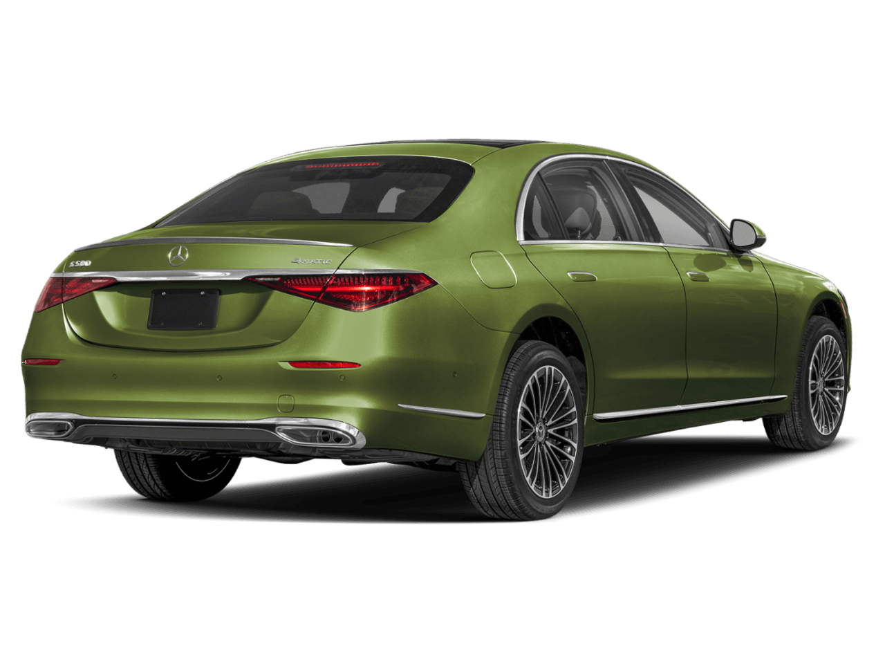 2026 Mercedes-Benz S-Class S 580 - Rear 3/4, facing to the right
