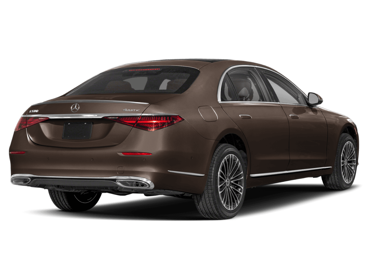 2026 Mercedes-Benz S-Class S 580 - Rear 3/4, facing to the right