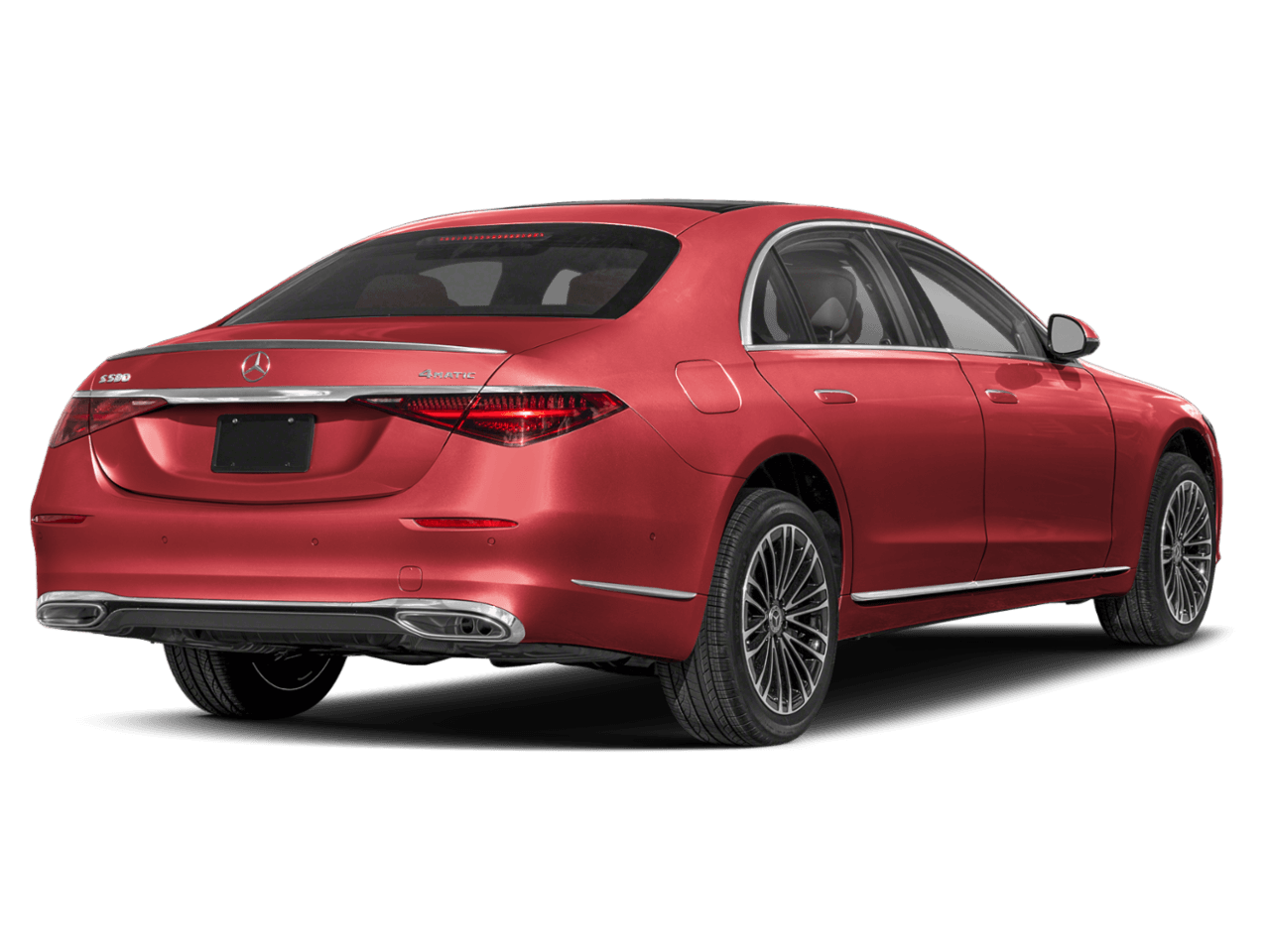 2026 Mercedes-Benz S-Class S 580 - Rear 3/4, facing to the right