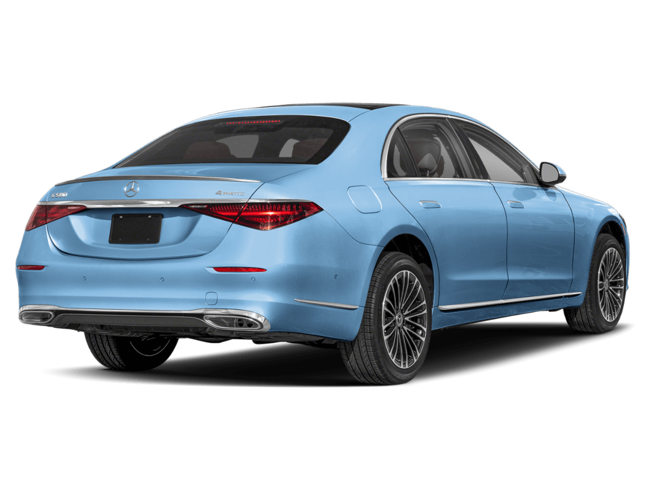 2026 Mercedes-Benz S-Class S 580 - Rear 3/4, facing to the right