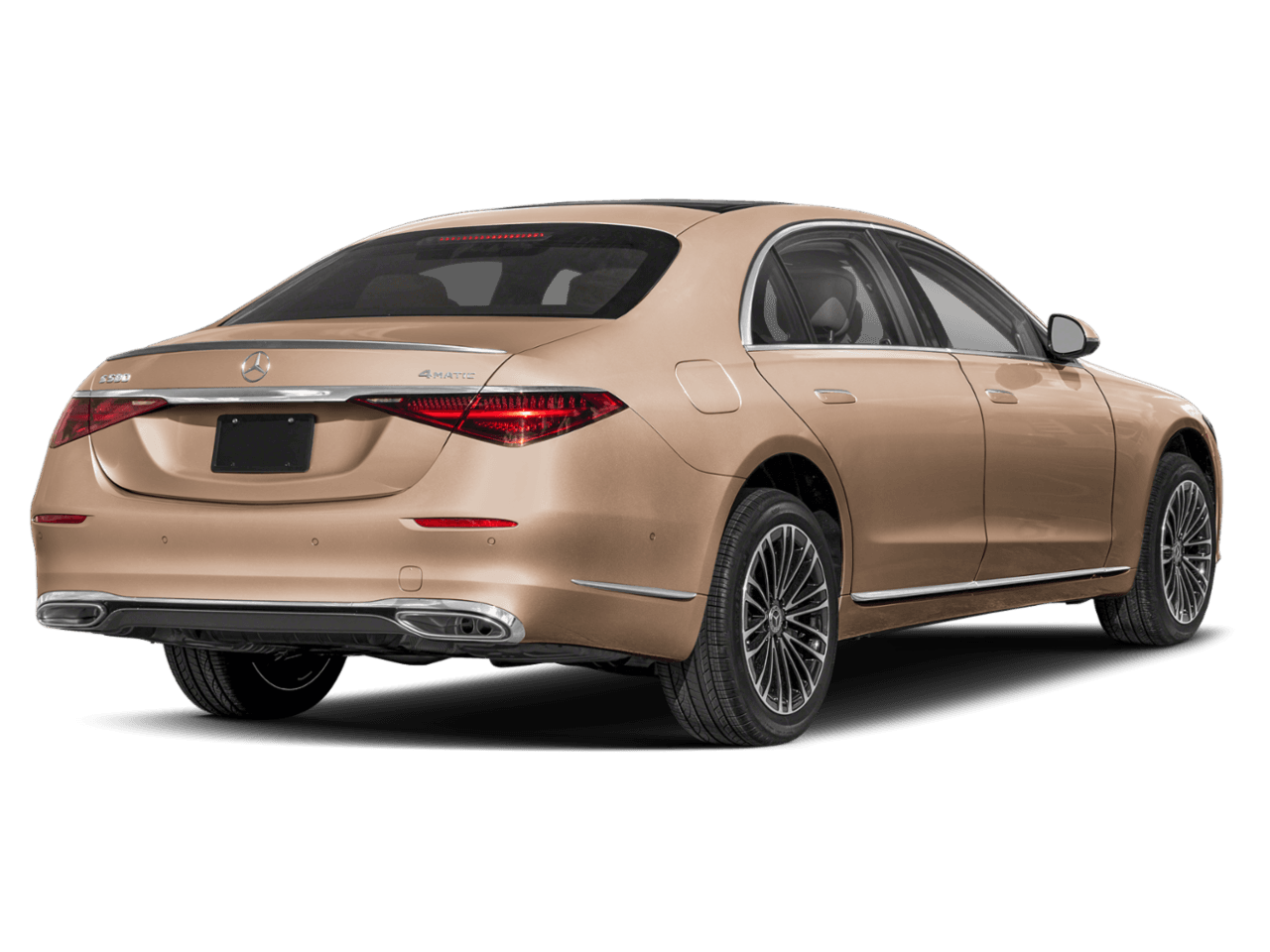 2026 Mercedes-Benz S-Class S 580 - Rear 3/4, facing to the right