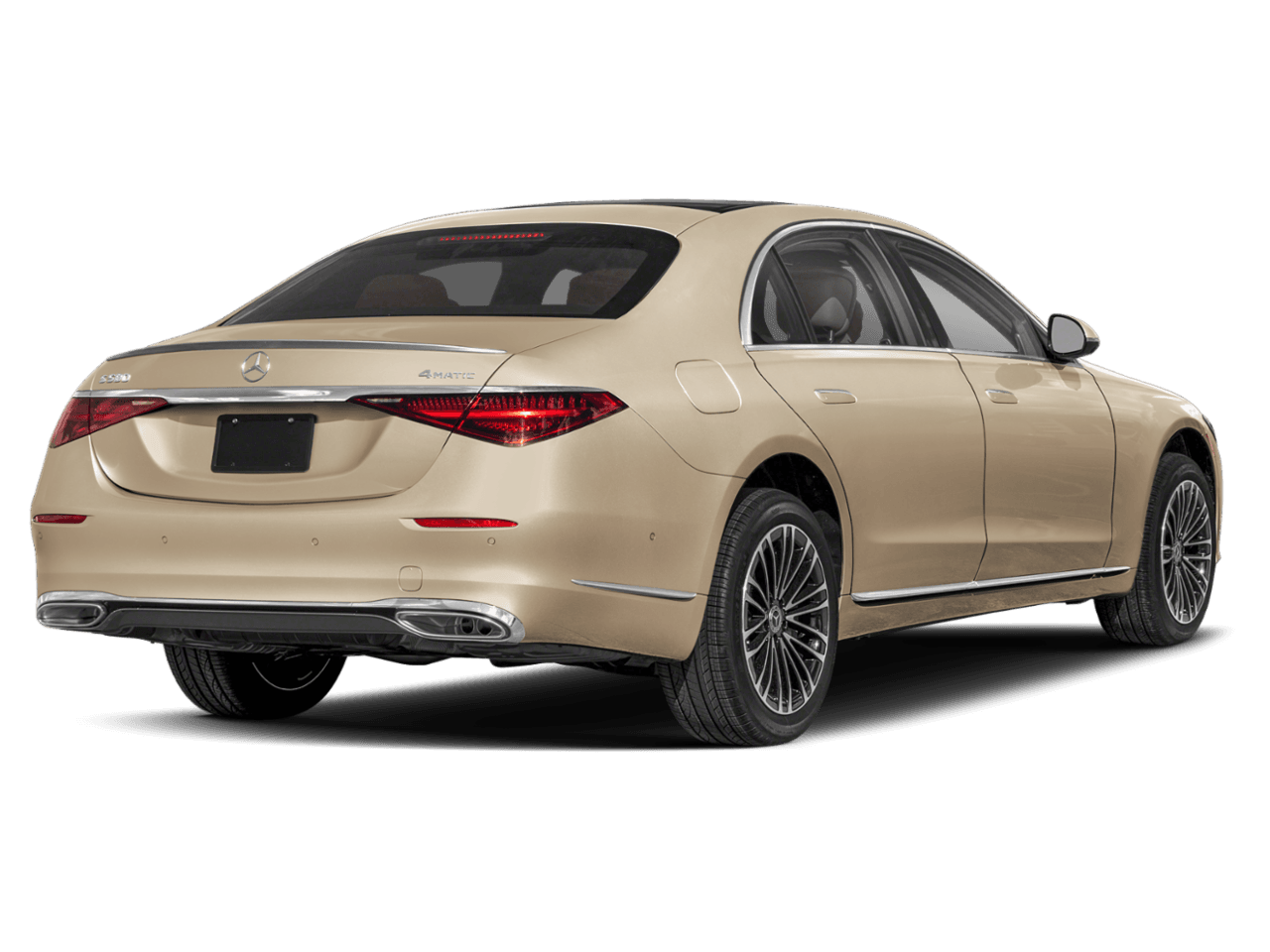 2026 Mercedes-Benz S-Class S 580 - Rear 3/4, facing to the right