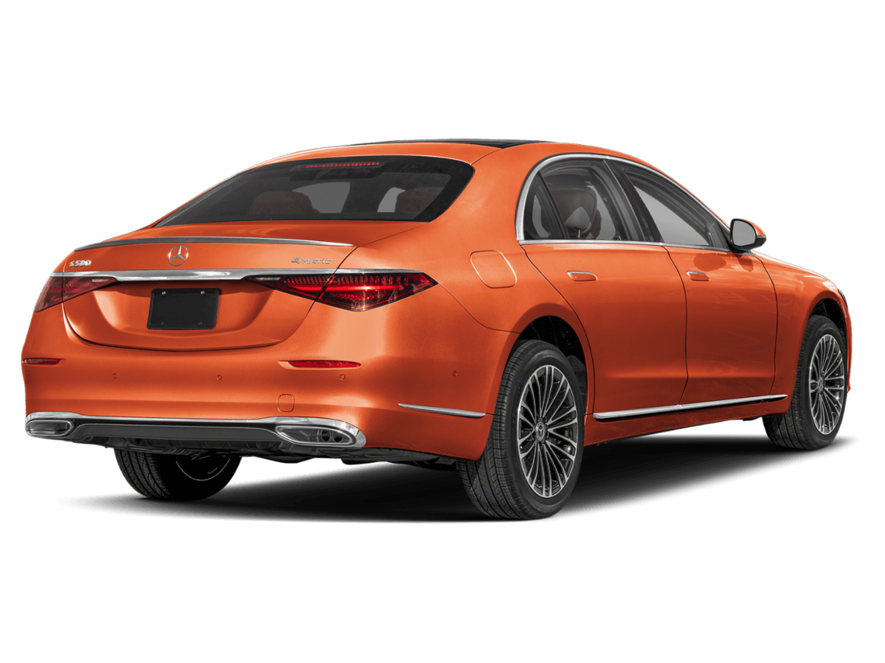 2026 Mercedes-Benz S-Class S 580 - Rear 3/4, facing to the right