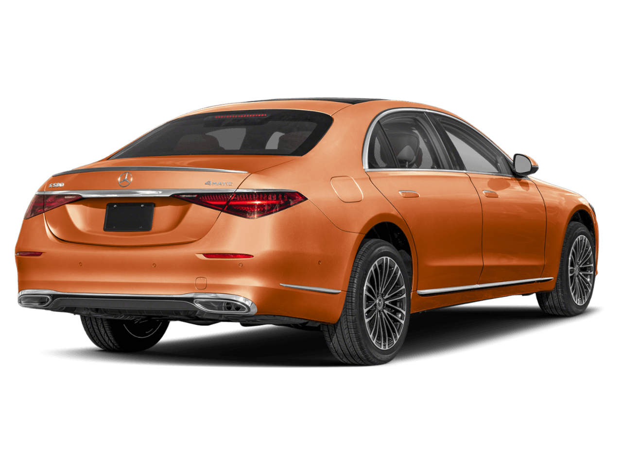 2026 Mercedes-Benz S-Class S 580 - Rear 3/4, facing to the right