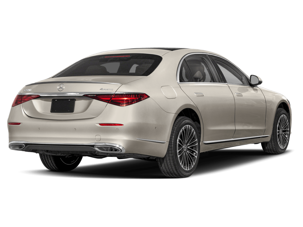 2026 Mercedes-Benz S-Class S 580 - Rear 3/4, facing to the right