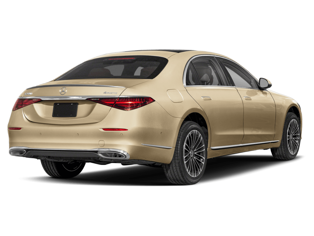 2026 Mercedes-Benz S-Class S 580 - Rear 3/4, facing to the right