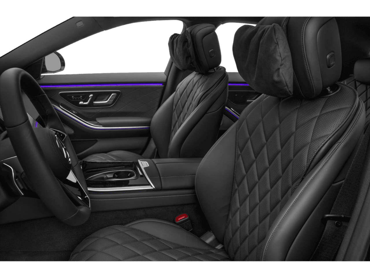 2026 Mercedes-Benz S-Class S 580e - Interior Driver's Side with Door Open, Front Seat Feature