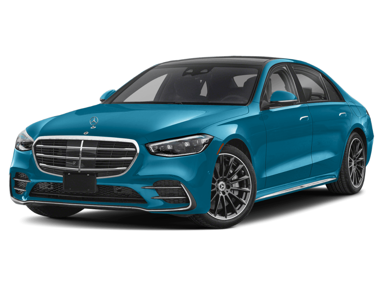 2026 Mercedes-Benz S-Class S 580e - Front 3/4, facing to the left