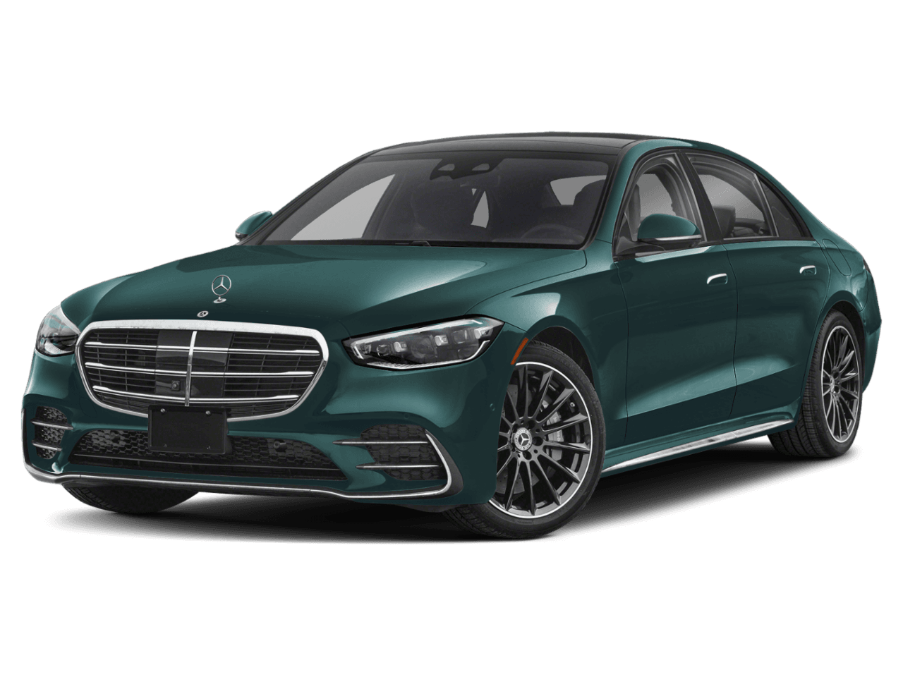 2026 Mercedes-Benz S-Class S 580e - Front 3/4, facing to the left