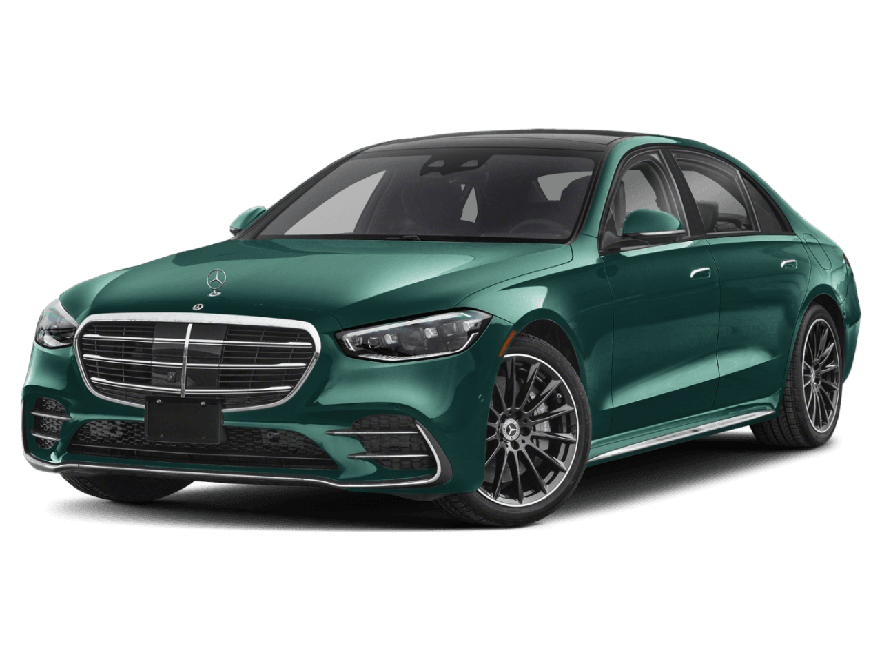 2026 Mercedes-Benz S-Class S 580e - Front 3/4, facing to the left