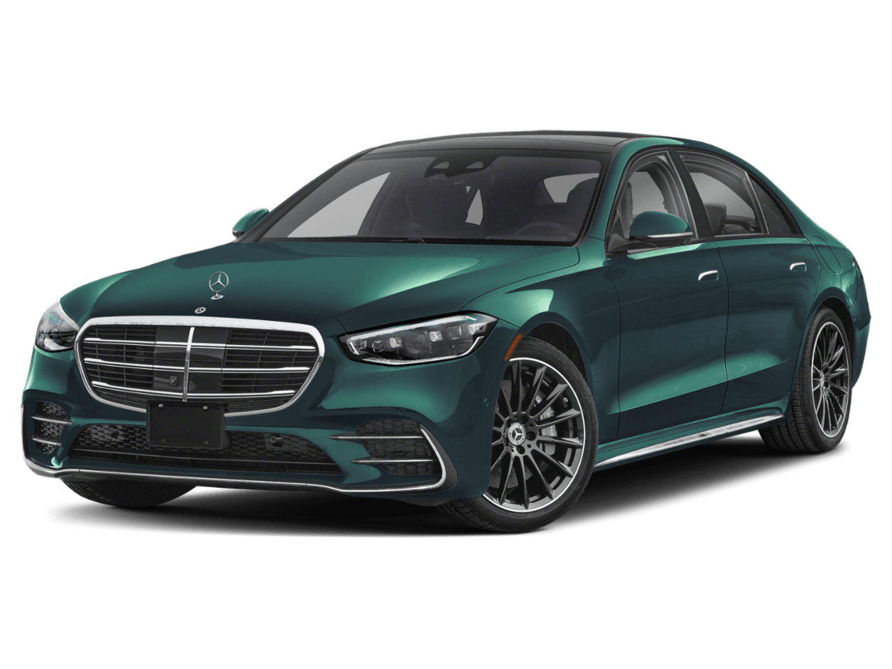2026 Mercedes-Benz S-Class S 580e - Front 3/4, facing to the left