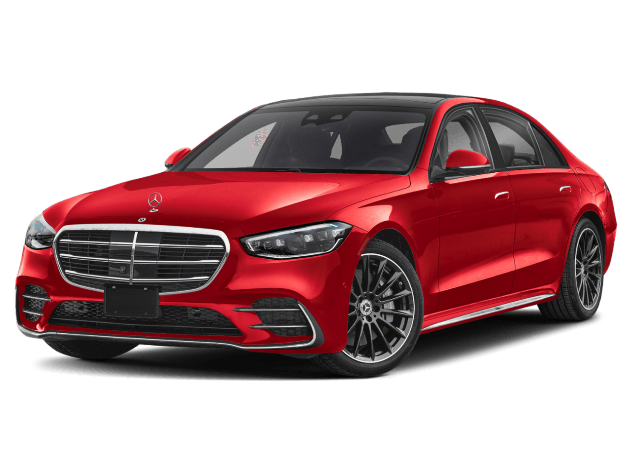 2026 Mercedes-Benz S-Class S 580e - Front 3/4, facing to the left