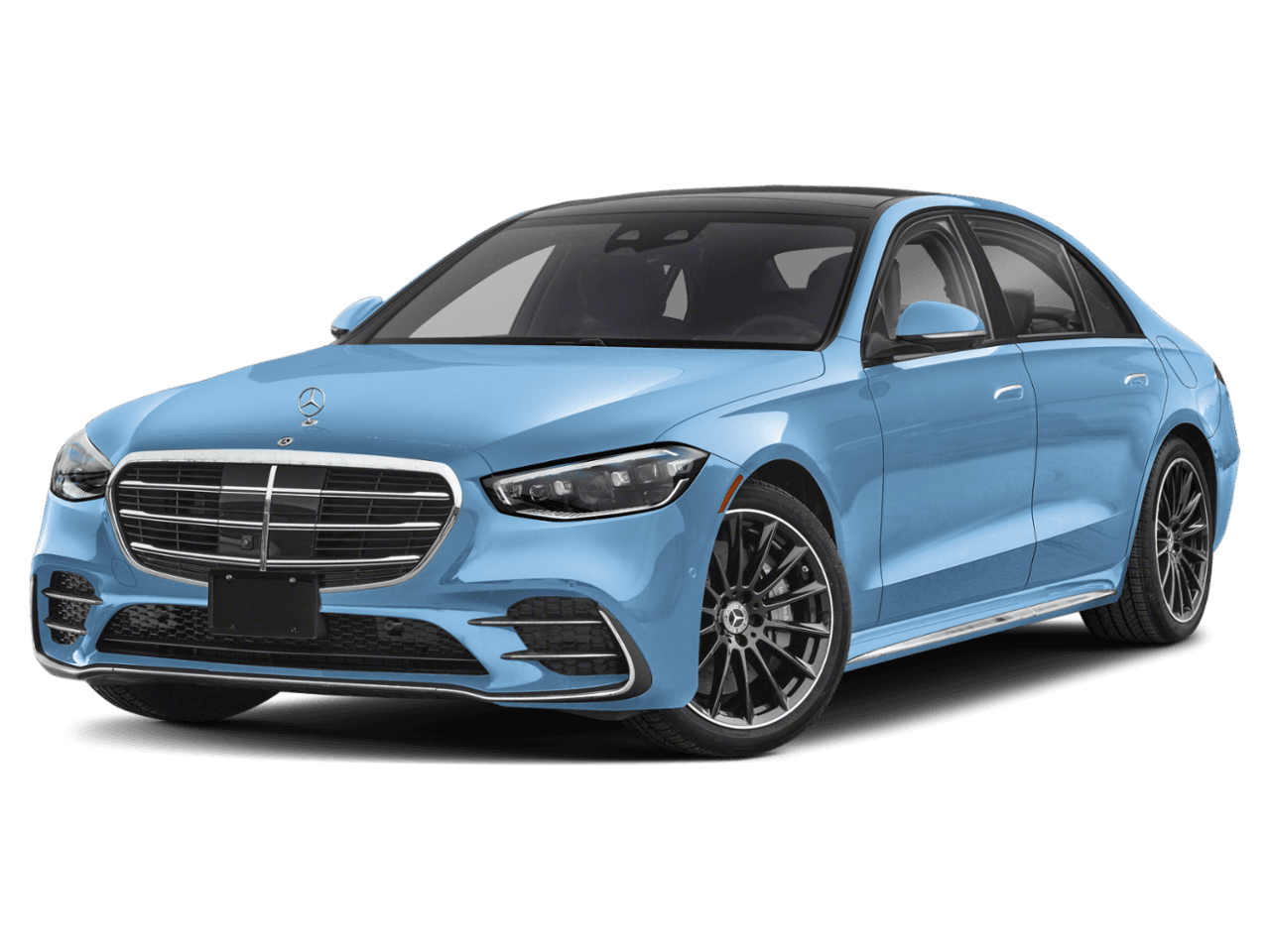 2026 Mercedes-Benz S-Class S 580e - Front 3/4, facing to the left