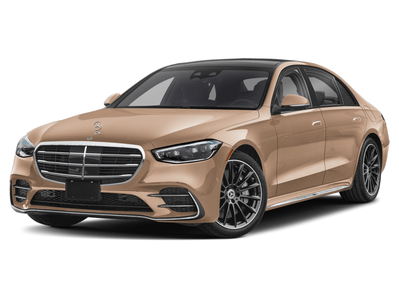 2026 Mercedes-Benz S-Class S 580e - Front 3/4, facing to the left
