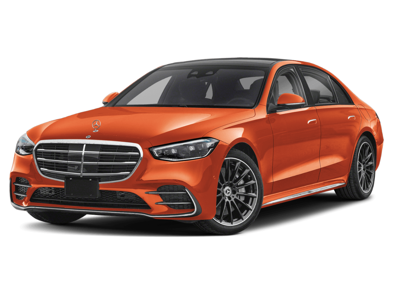 2026 Mercedes-Benz S-Class S 580e - Front 3/4, facing to the left
