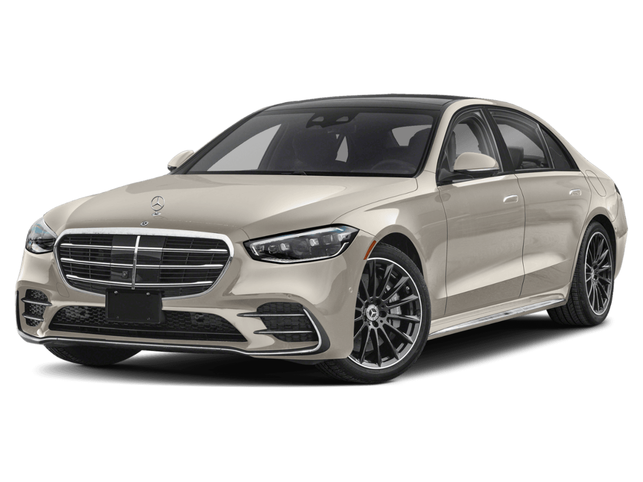 2026 Mercedes-Benz S-Class S 580e - Front 3/4, facing to the left