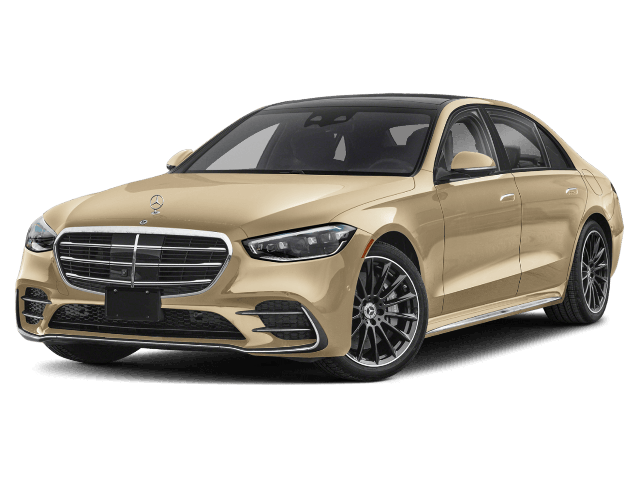 2026 Mercedes-Benz S-Class S 580e - Front 3/4, facing to the left