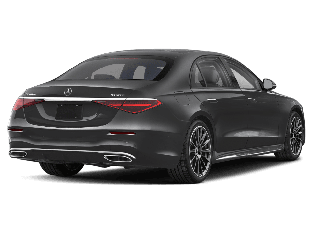 2026 Mercedes-Benz S-Class S 580e - Rear 3/4, facing to the right