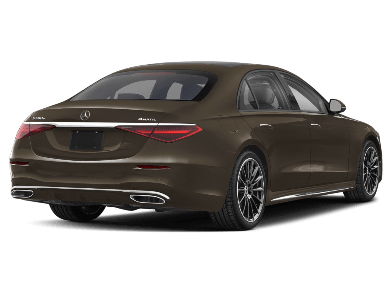 2026 Mercedes-Benz S-Class S 580e - Rear 3/4, facing to the right