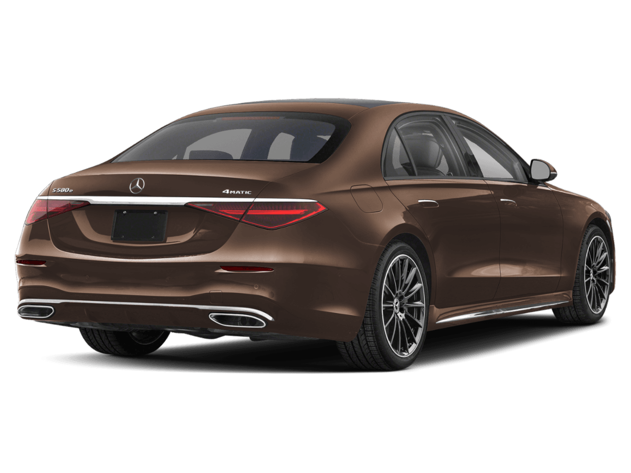 2026 Mercedes-Benz S-Class S 580e - Rear 3/4, facing to the right