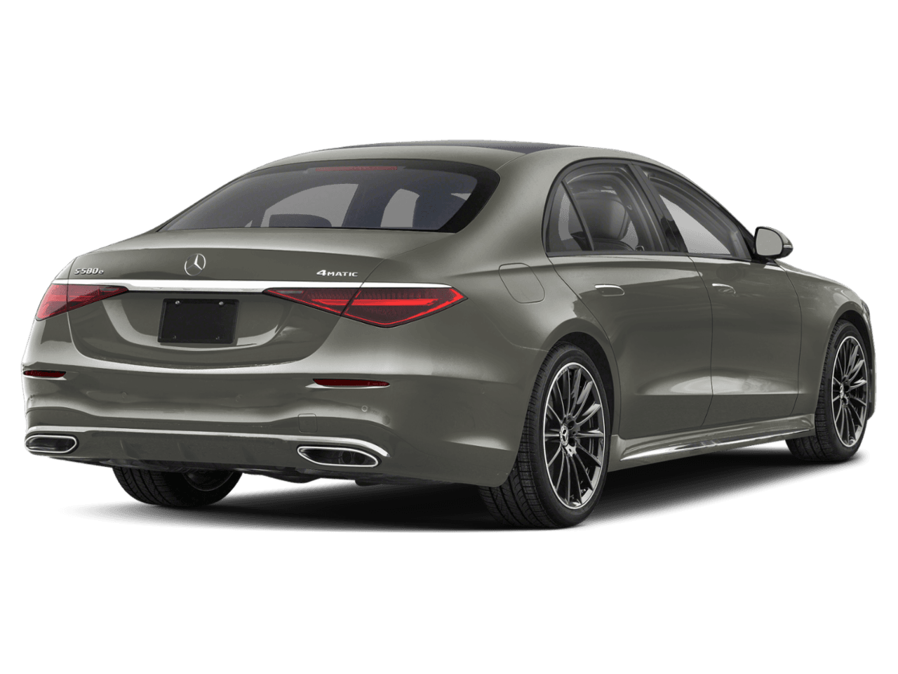 2026 Mercedes-Benz S-Class S 580e - Rear 3/4, facing to the right