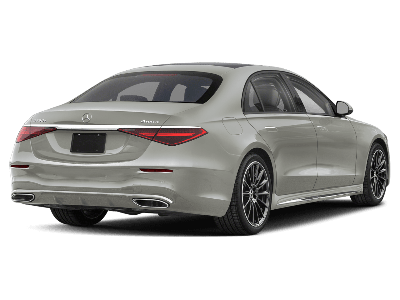 2026 Mercedes-Benz S-Class S 580e - Rear 3/4, facing to the right