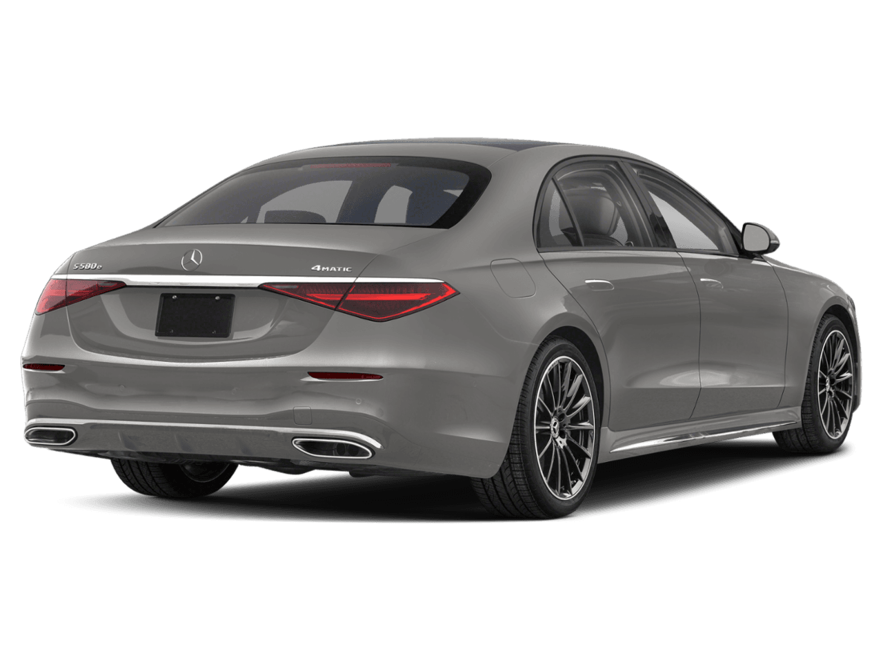 2026 Mercedes-Benz S-Class S 580e - Rear 3/4, facing to the right