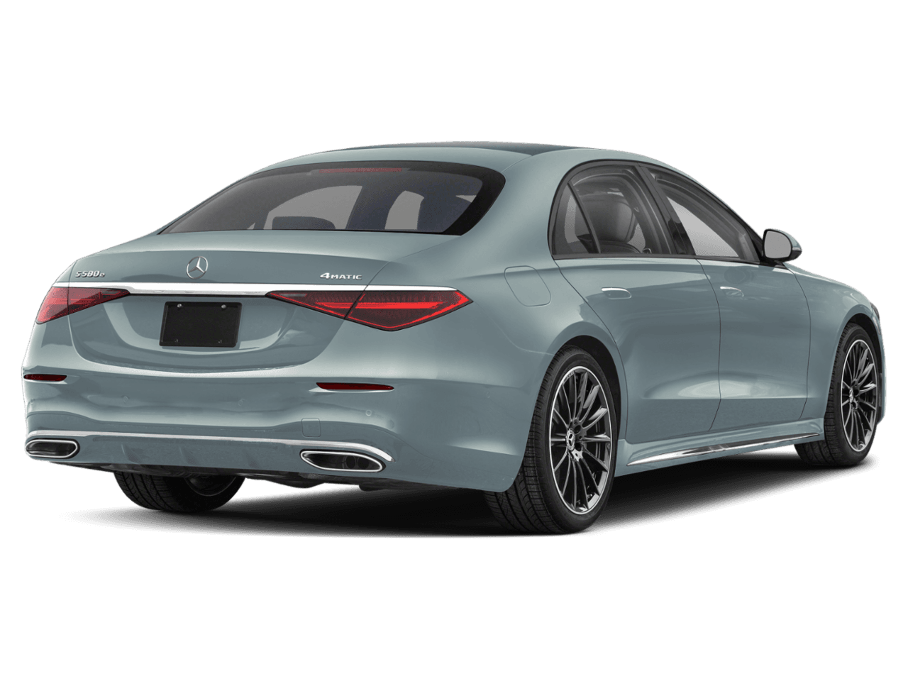 2026 Mercedes-Benz S-Class S 580e - Rear 3/4, facing to the right