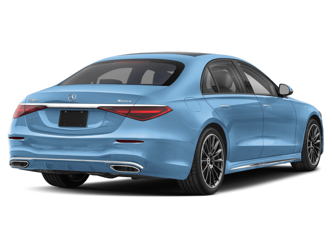 2026 Mercedes-Benz S-Class S 580e - Rear 3/4, facing to the right