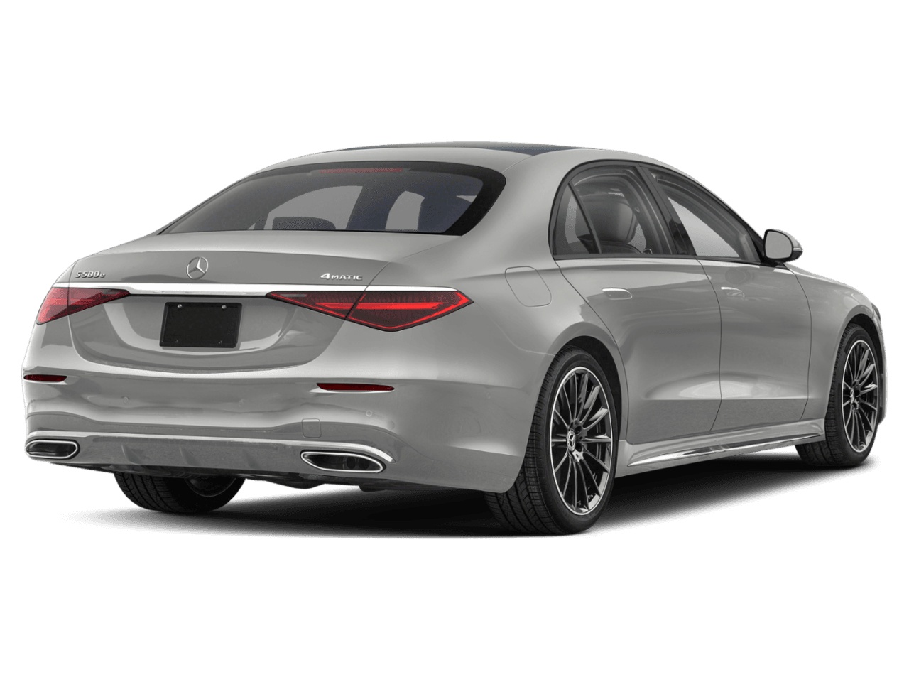 2026 Mercedes-Benz S-Class S 580e - Rear 3/4, facing to the right